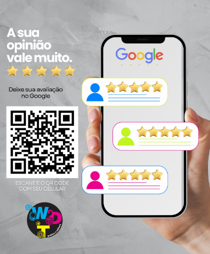 A sua opinião vale muito para nós!