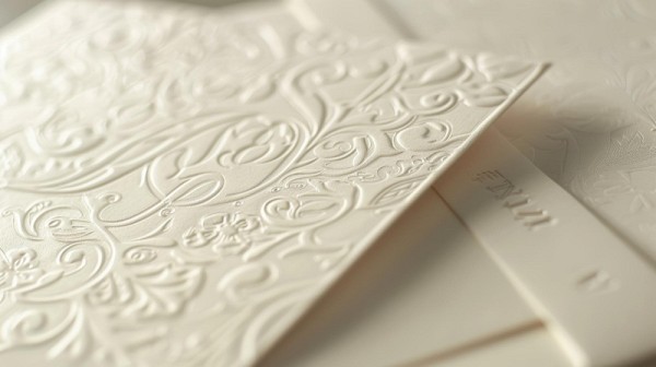 Relevo seco e alto relevo: toque e elegância no papel