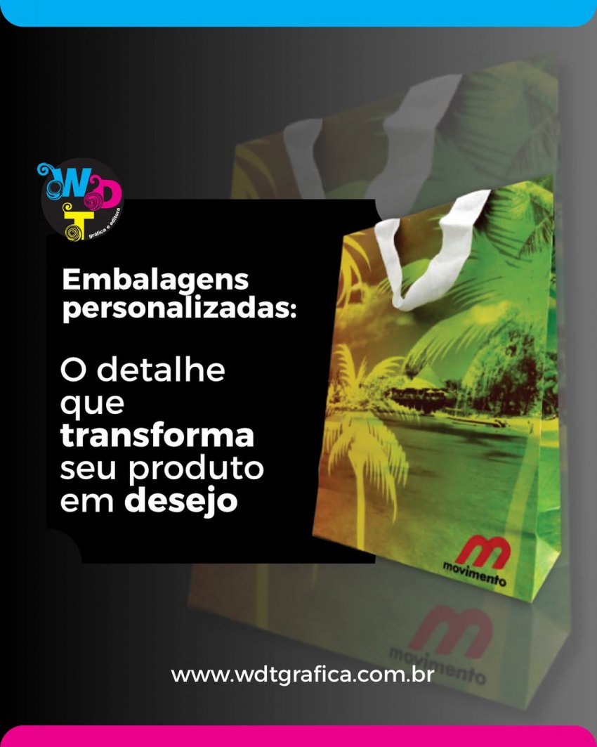 Embalagens personalizadas: O detalhe que transforma seu produto em desejo